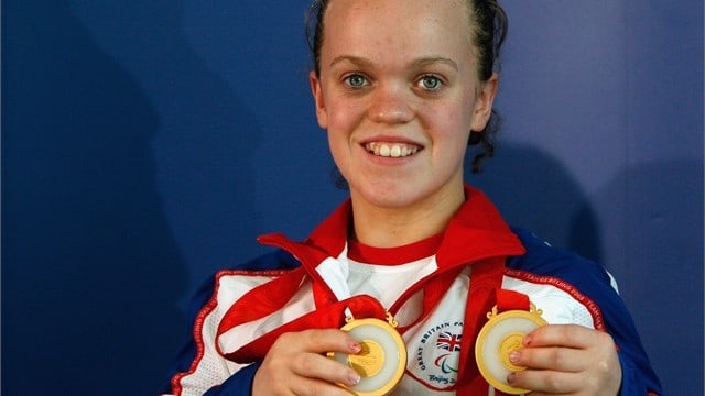 Ellie Simmonds won two golds in 2008 aged 13