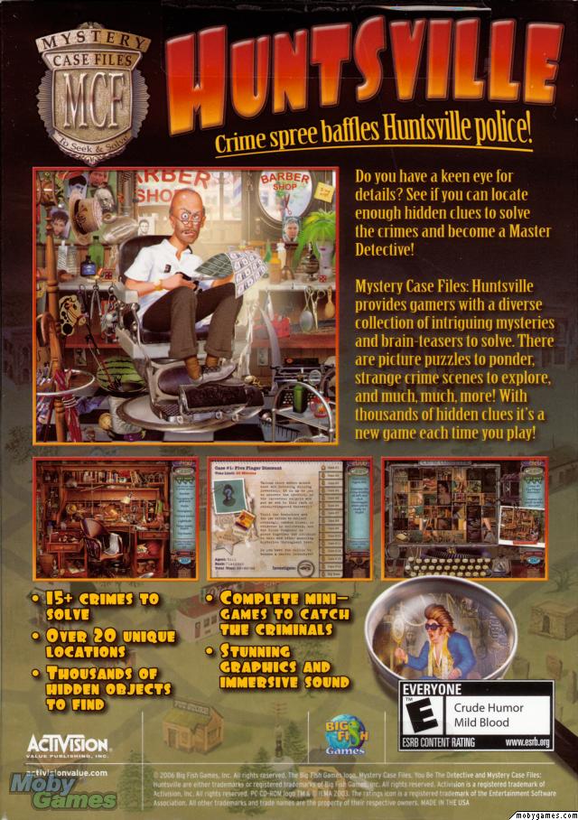 Mystery Case Files: Huntsville