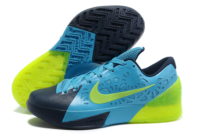 Nike Zoom KD Trey 5 Neo Turquoise-Navy Blue Electric Green Men Basketball Shoe