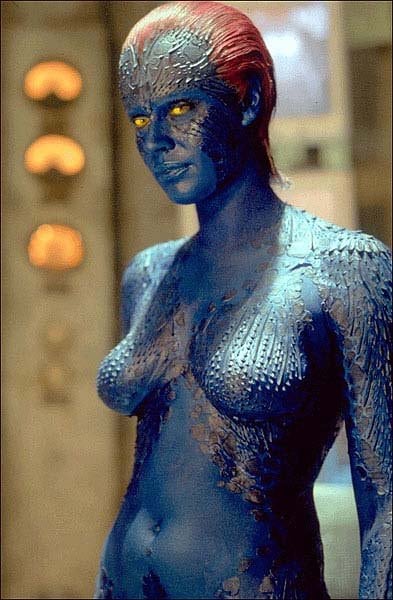 Raven / Mystique (Rebecca Romijn & Jennifer Lawrence)