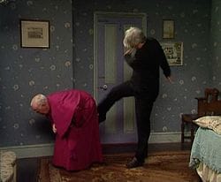Kicking Bishop Brennan up the Arse
