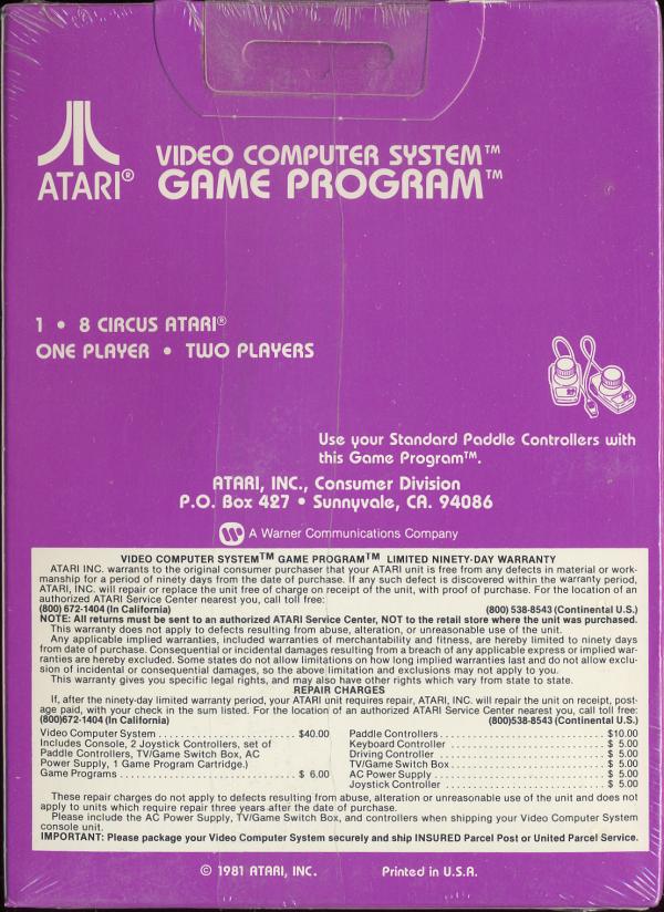 Circus Atari