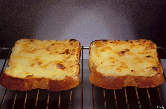 Melted Cheese on Toast