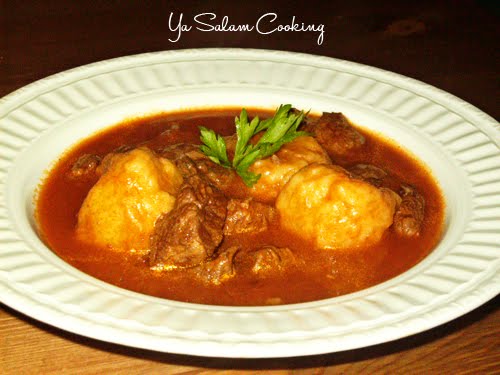 Goulash Soup with Dumplings