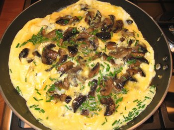 Mushroom Omelette