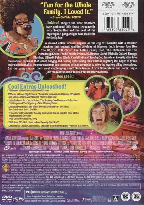 Scooby-Doo 2: Monsters Unleashed (Widescreen Edition)