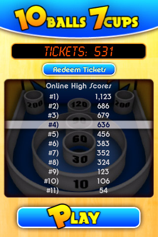 10 Balls 7 Cups