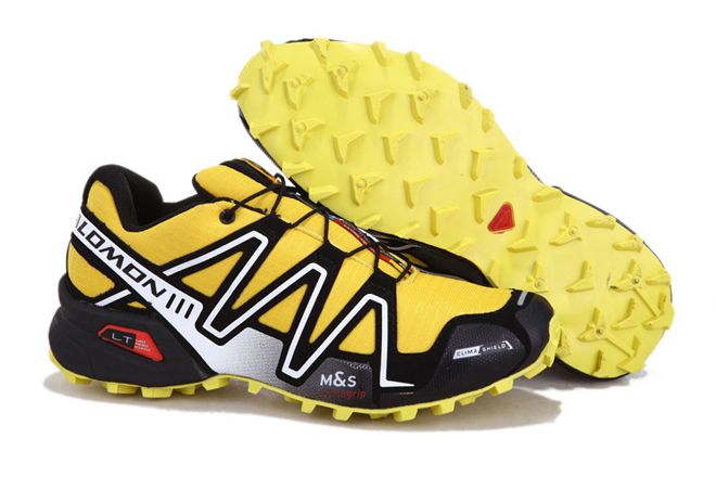 Salomon Speedcross 3 CS Yellow Black Running Shoes