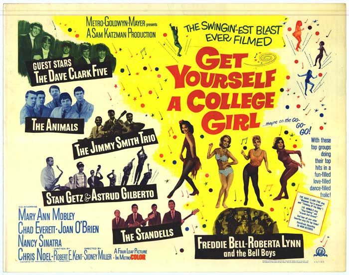Get Yourself A College Girl 1964 Movie Picture of Get Yourself a College Girl (1964)