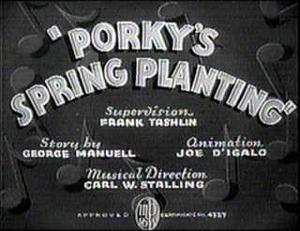 Porky's Spring Planting