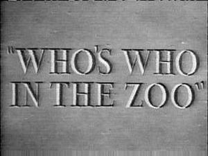 Who's Who in the Zoo