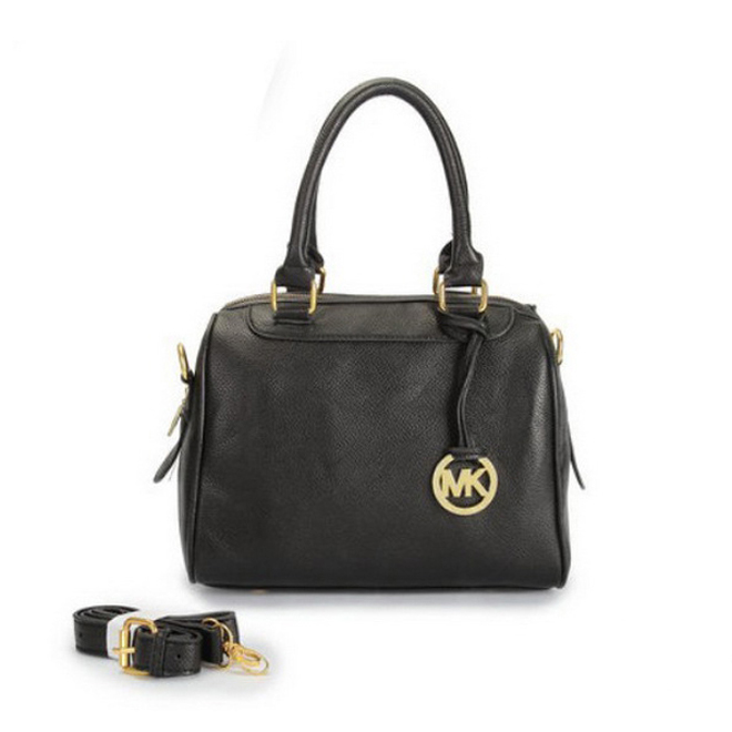 Michael Kors Hamilton Medium Black Satchel Bag