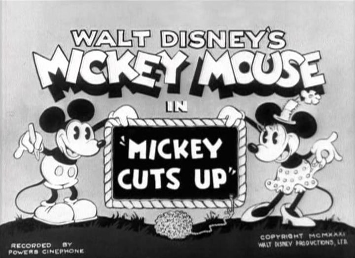 Mickey Cuts Up