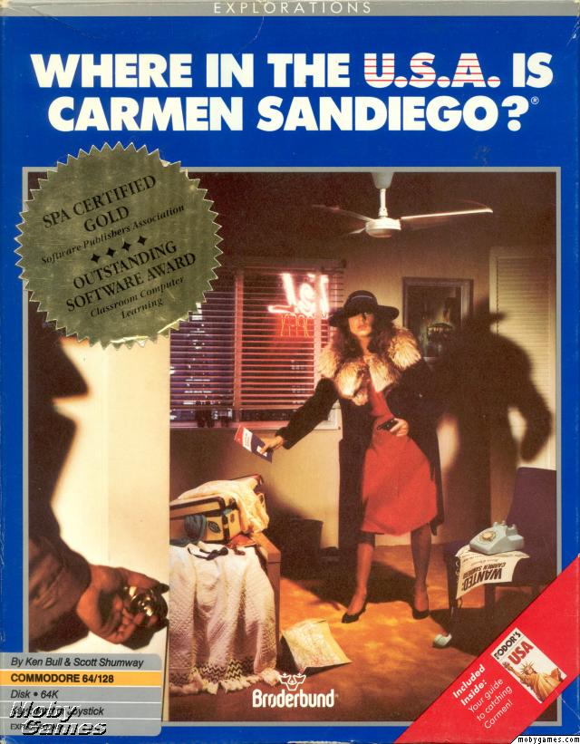 Where in the USA is Carmen Sandiego?