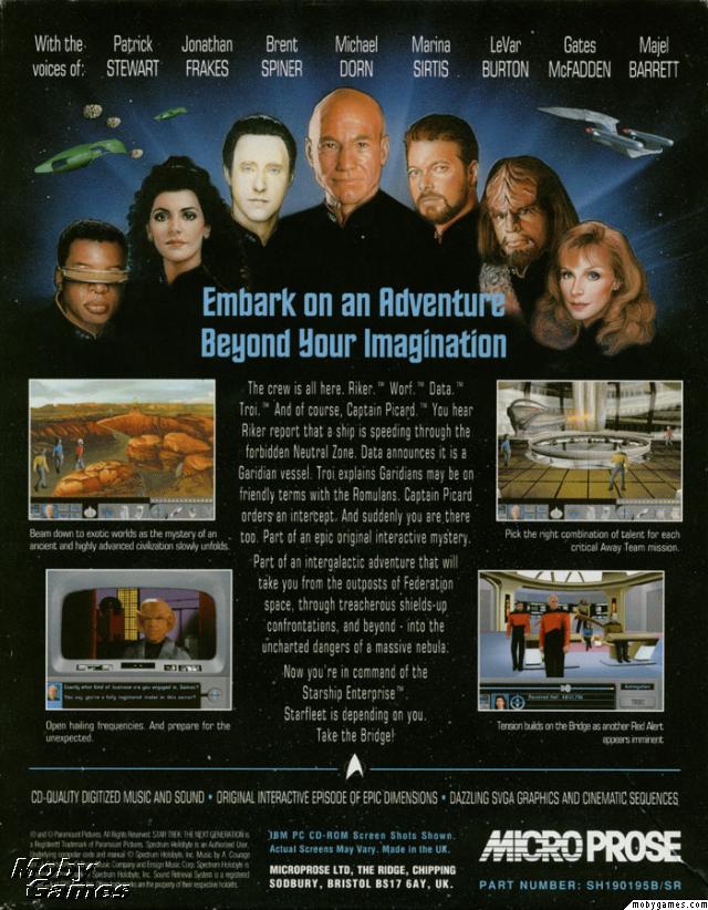 Star Trek The Next Generation: A Final Unity