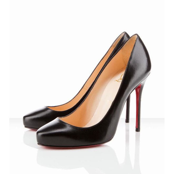 Christian Louboutin Elisa 100mm Leather Pumps Black