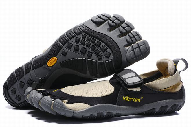 Vibram Five Fingers Treksport Black/Beige/Grey Men's