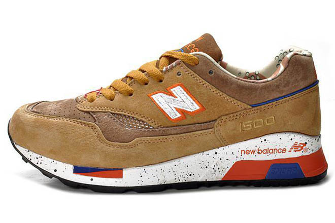 Mens new balance M1500UF spot light Brown Blue Red Shoes