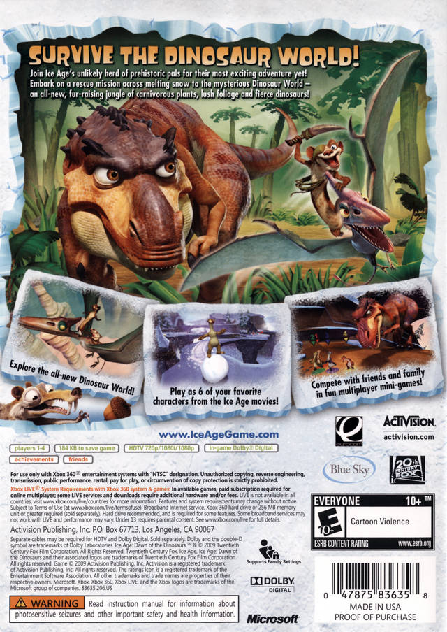 Ice Age Dawn Dinosaurs