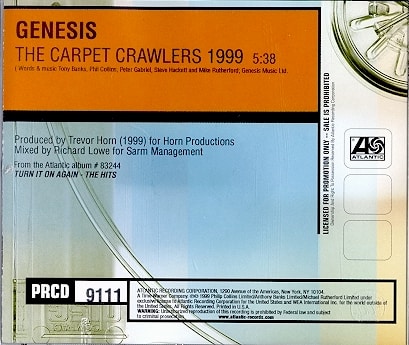 The Carpet Crawlers 1999 (Single)