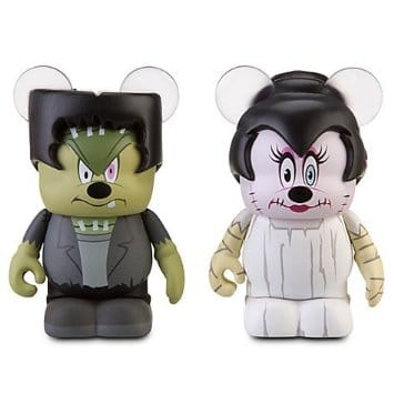 Spooky Series Vinylmation: Mickey as Frankenstein Monster and Minnie as The Bride