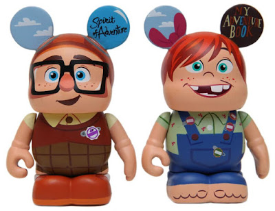 Pixar Vinylmation Series 1: Carl and Ellie(SDCC Exclusive)