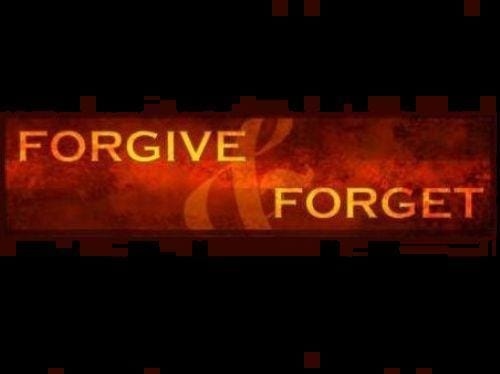 Forgive and Forget
