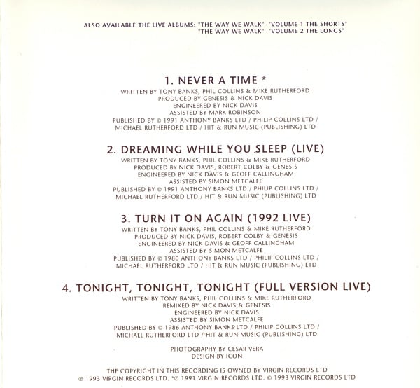 Never a Time (Single)