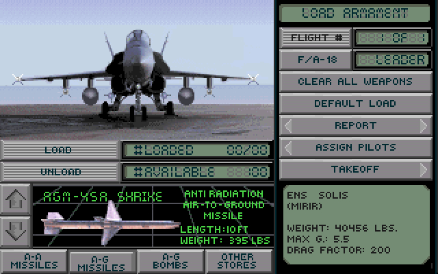 Hornet: Naval Strike Fighter (Add-on for Falcon 3.0)
