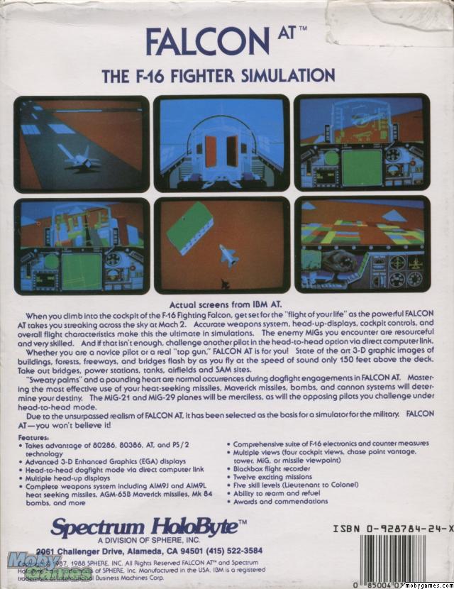 Falcon A.T.: The F-16 Fighter Simulation