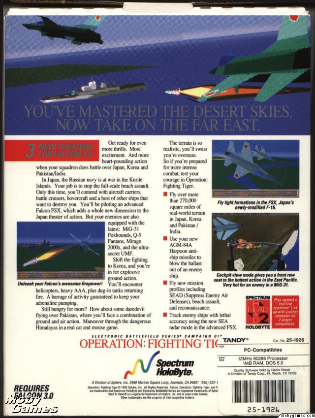 Falcon 3.0: Operation Fighting Tiger (Add-on)