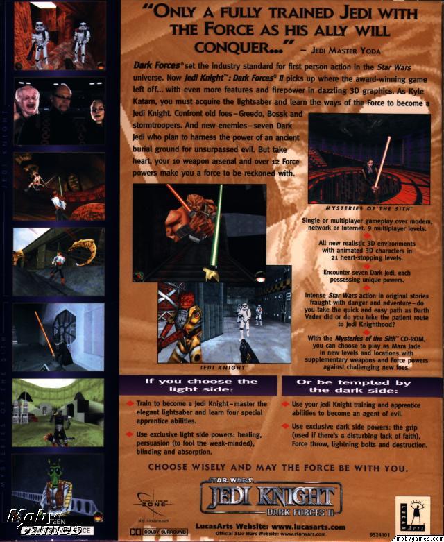 Star Wars: Jedi Knight - Dark Forces II & Mysteries of the Sith