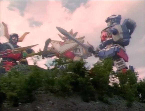 gingaman vs megaranger