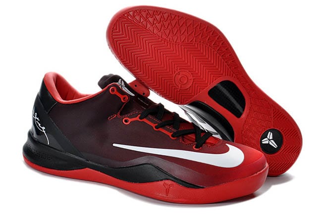 Air Kobe 8 System MC Mambacurial Nike Shoes Varsity Red/Black/White Mens