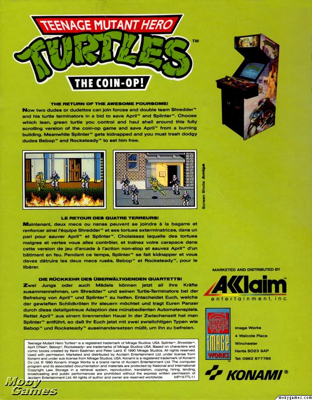Teenage Mutant Ninja Turtles II: The Arcade Game