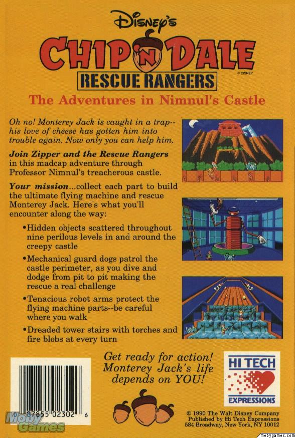Chip 'N Dale Rescue Rangers: The Adventure in Nimnul's Castle