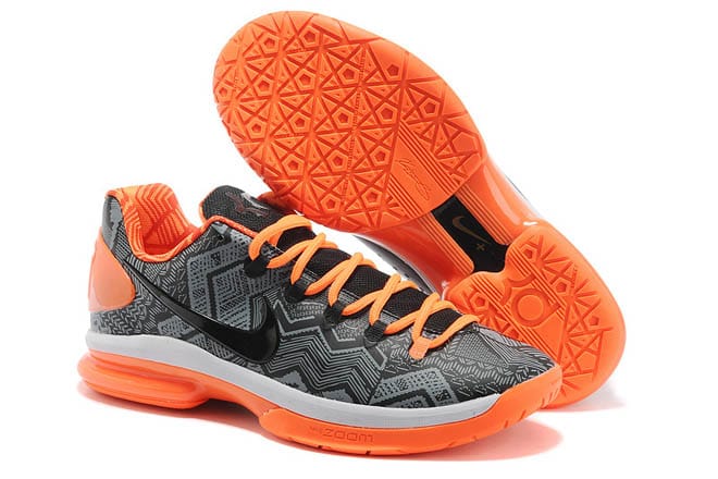 KD 5 Elite Low BHM Color:Anthracite/Pure Platinum-Sport Grey Men Size Basketball Shoe