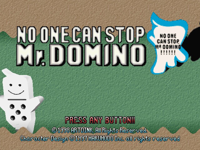 No One Can Stop Mr. Domino