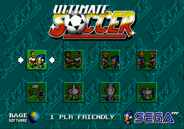 Ultimate soccer - Megadrive - PAL
