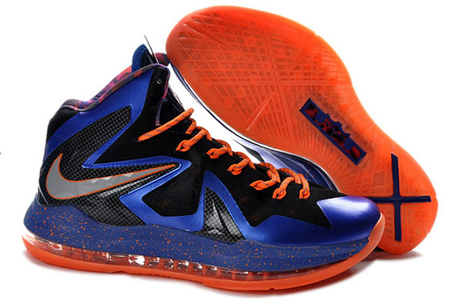 Air Max LeBron 10(X) P.S. Elite Hyper Blue/Pure Platinum-Blackened Blue-Bright Citrus-Mens