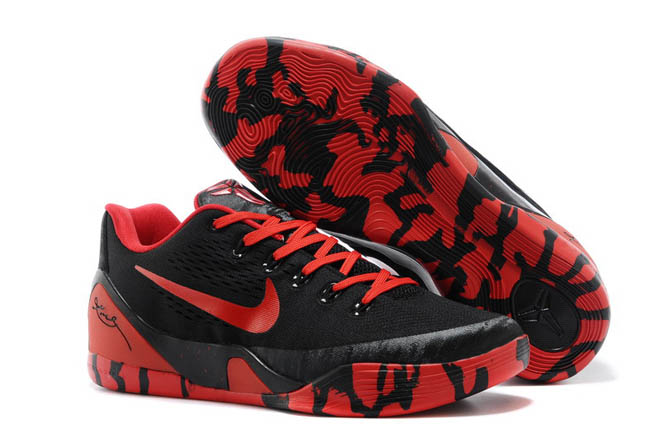 Kobe 9 Mens Low EM Black Varsity Red Cheap Nike Shoes