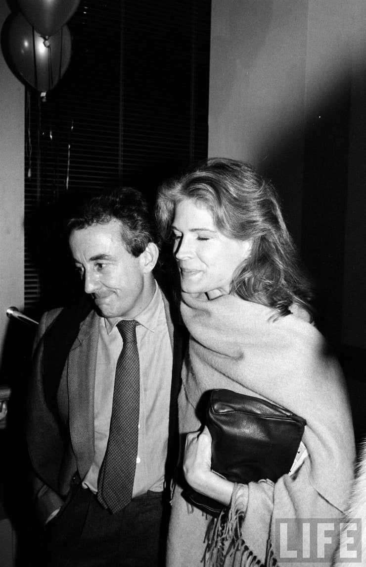 Louis Malle & Candice Bergen in December 1981