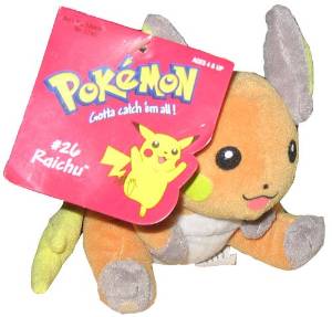 Pokemon Raichu #26 Mini Plush