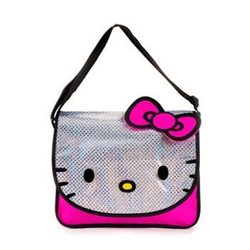 HELLO KITTY Glitter Dot Messenger Bag