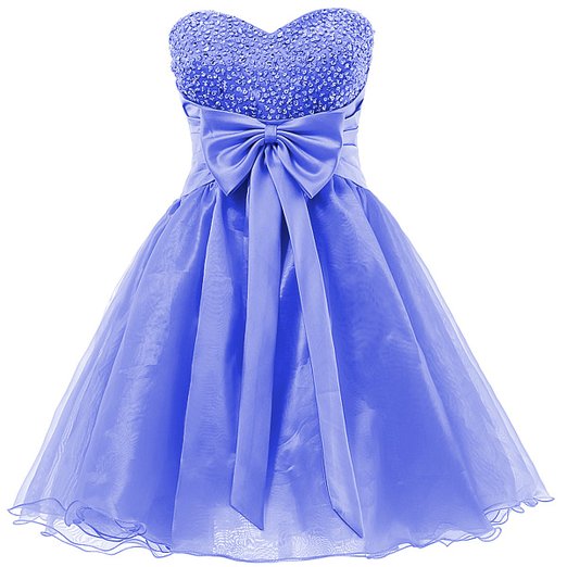 Dresstells Sweetheart Organza Short Prom Cocktail Homecoming Dress