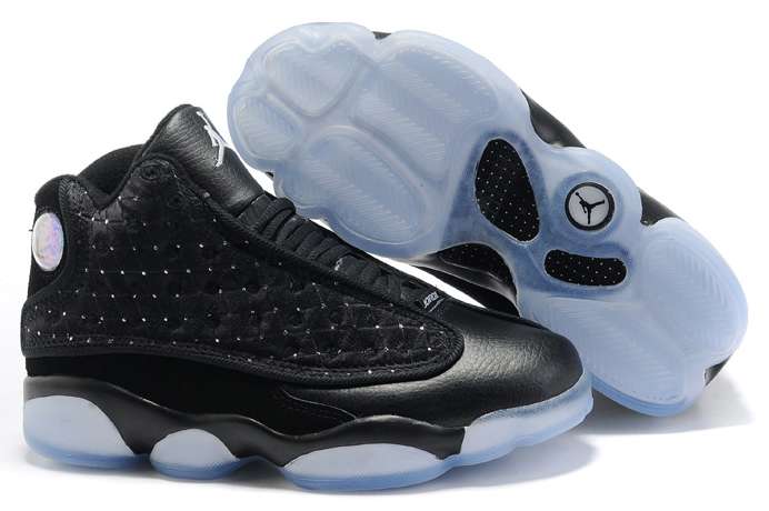 Jordan 13 (XIII) Black White Nike Womens Size Shoes