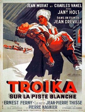 Troïka sur la piste blanche