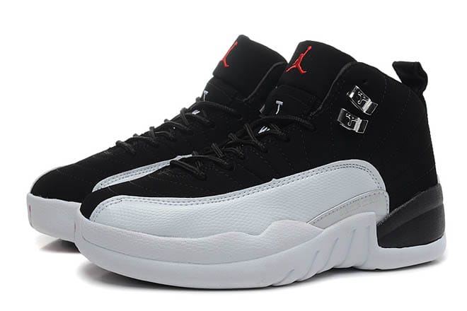 Air Michael Shoes Retro 12 OG Playoffs Jordan Brand Women Size White Red Silver and Black Colorways Sport Trainers