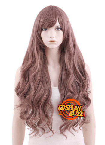Beyond the Boundary Kyokai no Kanata Shindou Long Curly Purplish Brown