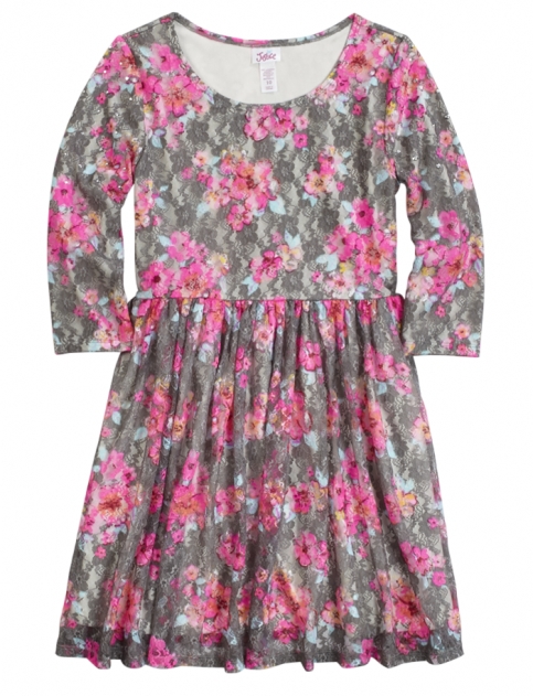 Printed Lace Dress Printed Lace Dress